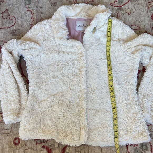 live • life by Sanctuary Faux Fur Lined Full Zip Jacket Women’s Large - Picture 10 of 11